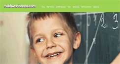 Desktop Screenshot of mathworkshops.com